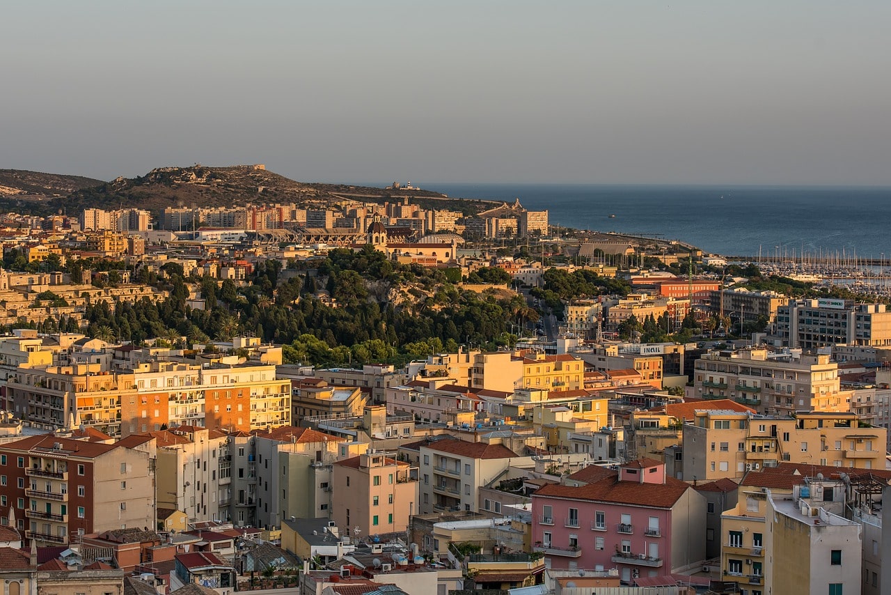 Image of the Italian city Cagliari